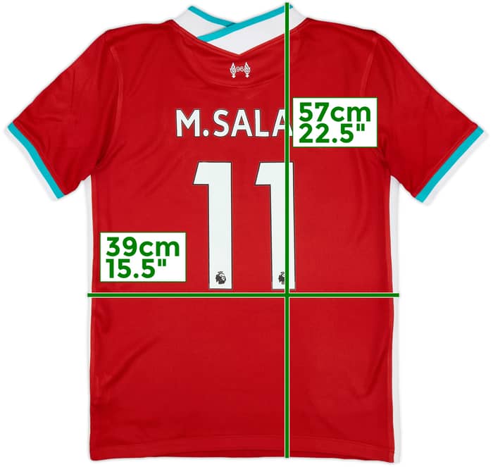 2020-21 Liverpool Home Shirt M.Salah #11 - 7/10 - (M.Boys)