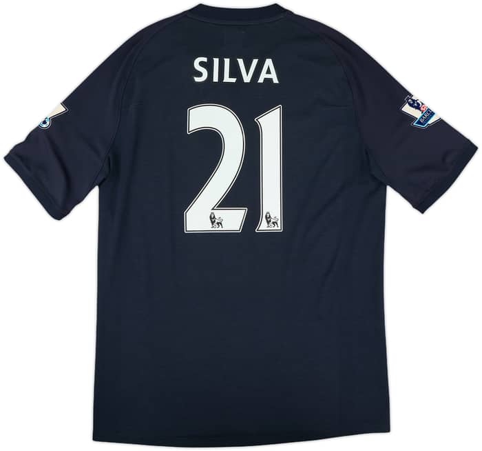 2010-12 Manchester City Away Shirt Silva #21 - 6/10 - (L)