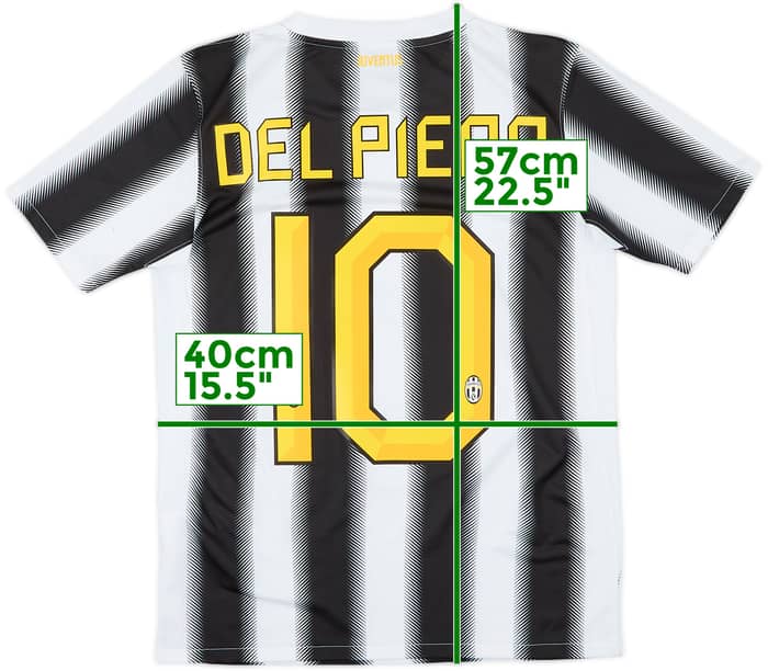 2011-12 Juventus Home Shirt Del Piero #10 - 10/10 - (L.Boys)