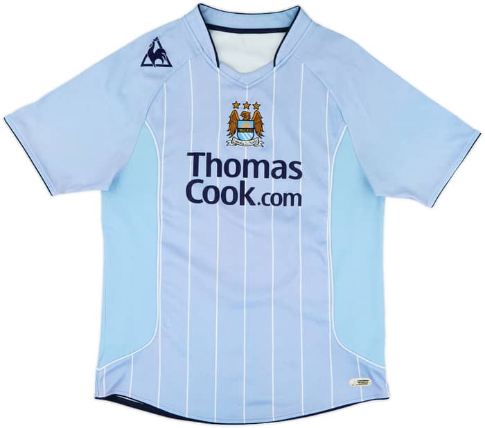 2007-08 Manchester City Home Shirt Elano #11 - 6/10 - (S)
