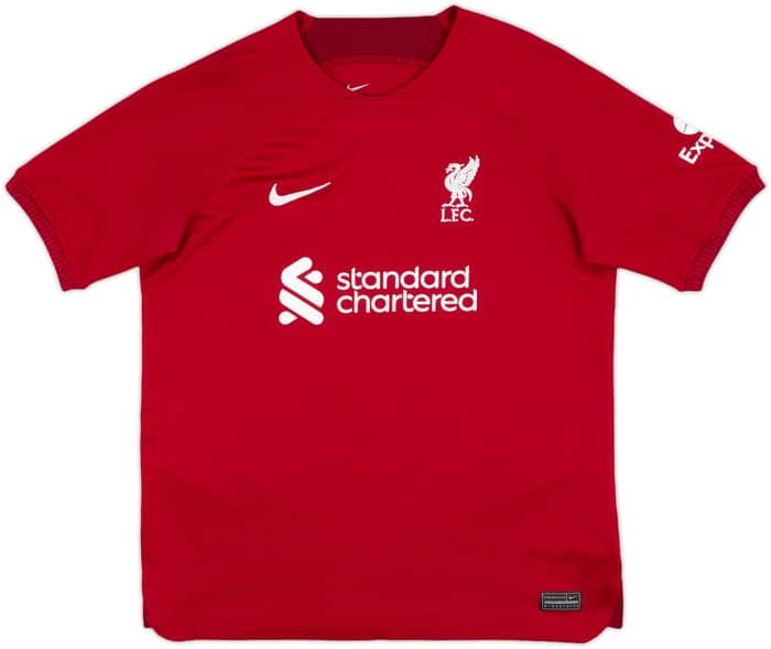 2022-23 Liverpool Home Shirt M.Salah #11 - 9/10 - (XL.Boys)