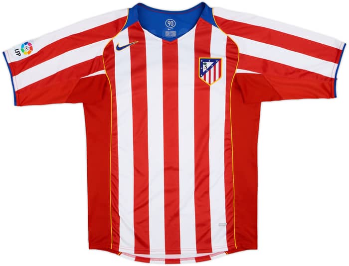 2004-05 Atletico Madrid Home Shirt Torres #9 - 10/10 - (S)