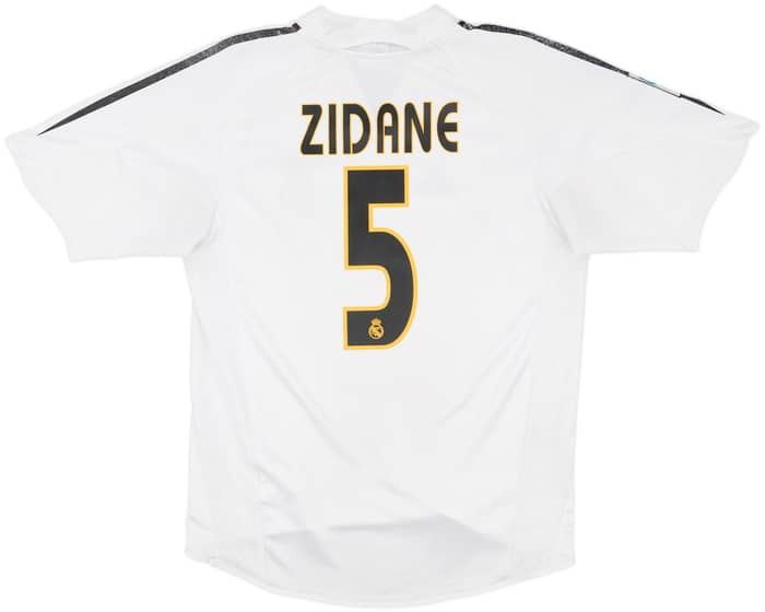 2004-05 Real Madrid Home Shirt Zidane #5 - 6/10 - (S)