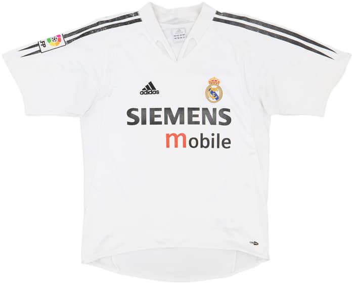 2004-05 Real Madrid Home Shirt Zidane #5 - 6/10 - (S)