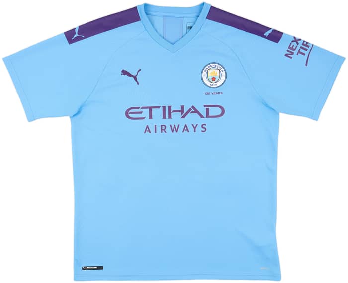 2019-20 Manchester City Home Shirt Foden #47 - 9/10 - (XL)