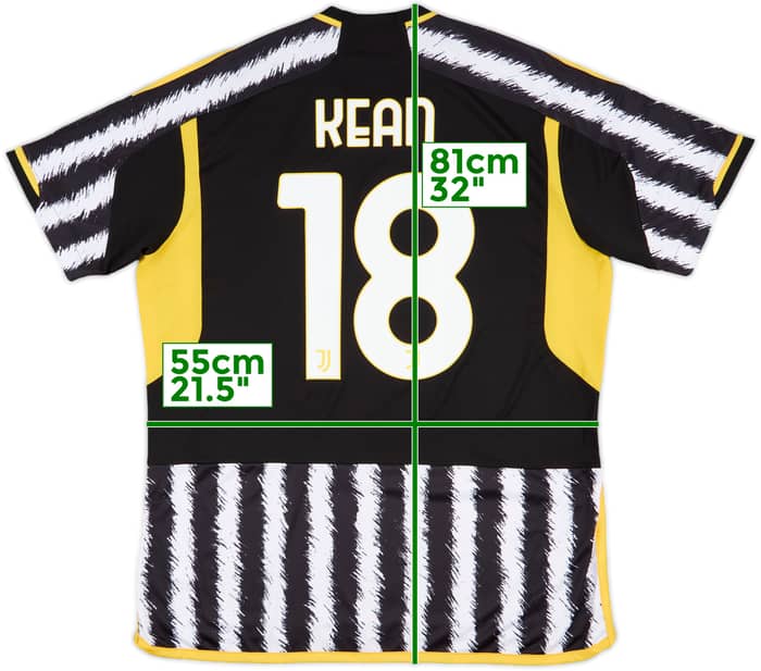 2023-24 Juventus Home Shirt Kean #18 - 10/10 - (XL)