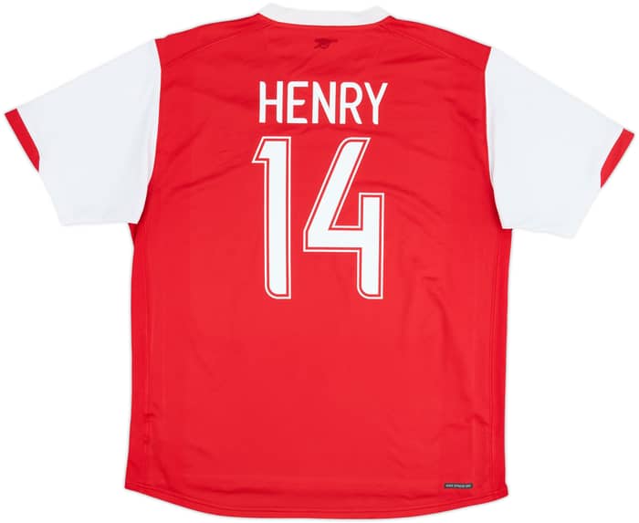 2006-08 Arsenal Home Shirt Henry #14 - 6/10 - (L)
