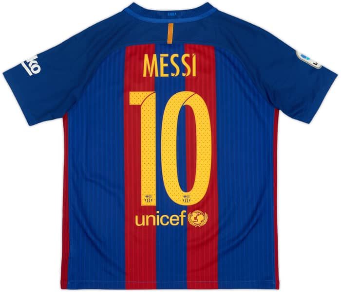 Camiseta de local del Barcelona 2016-17 Messi #10 - 7/10 - (XL.Niños)