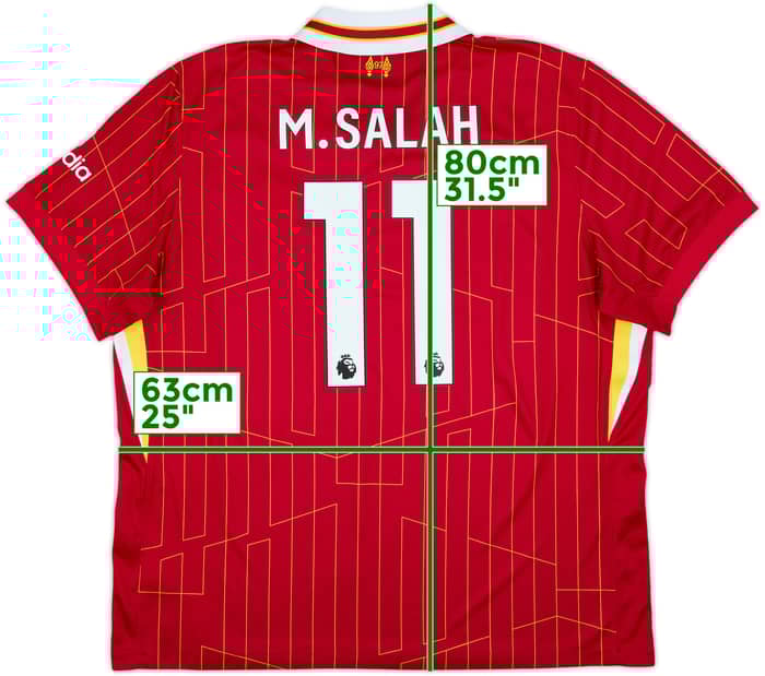 2024-25 Liverpool Home Shirt M.Salah #11 - 9/10 - (XXL)