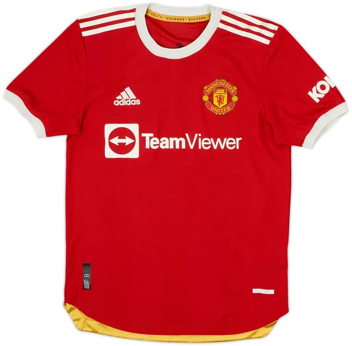 2021-22 Manchester United Authentic Home Shirt Ronaldo #7 - 6/10 - (S)