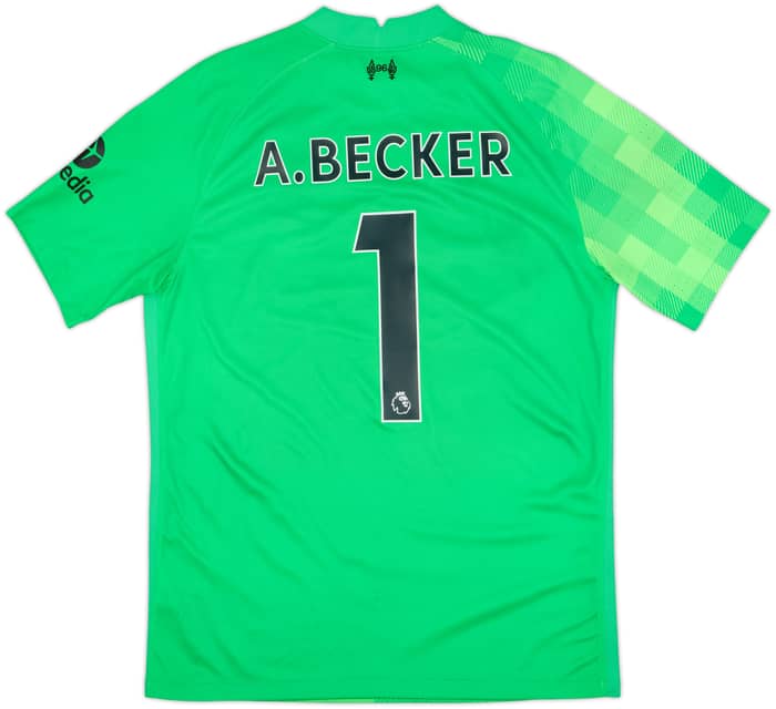 2021-22 Liverpool GK Shirt A.Becker #1 - 6/10 - (M)
