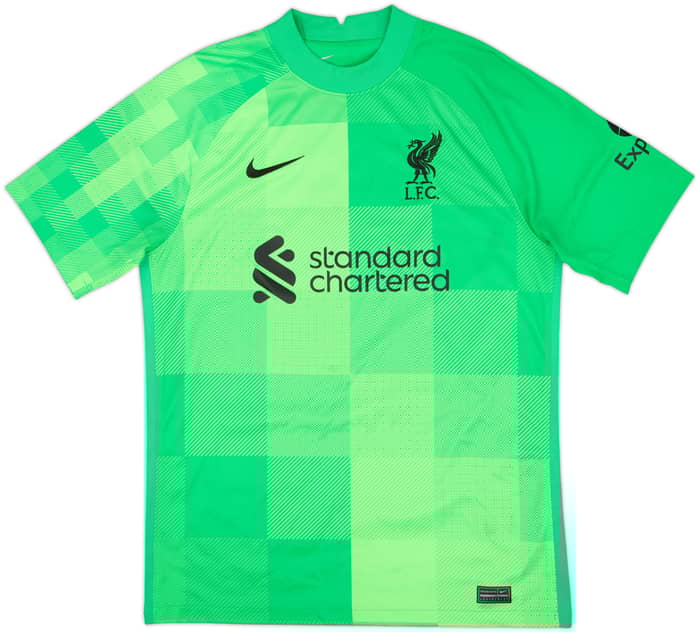 2021-22 Liverpool GK Shirt A.Becker #1 - 6/10 - (M)