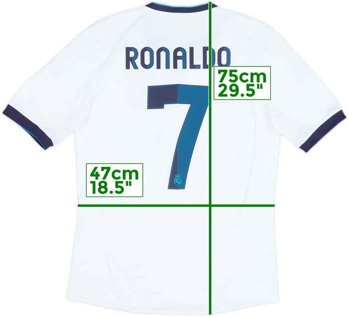 2012-13 Real Madrid Home Shirt Ronaldo #7 - 7/10 - (M)