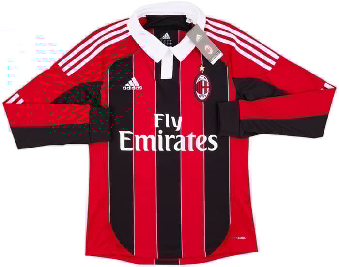 2012-13 AC Milan Home L/S Shirt Prince #10 (S)