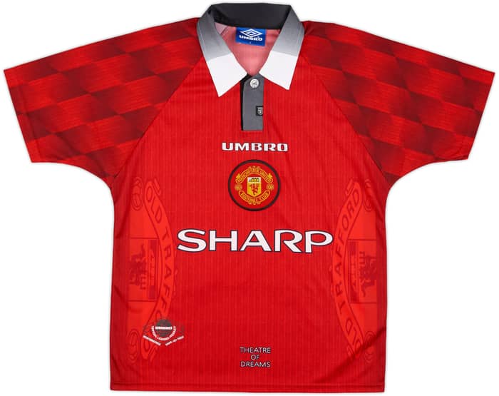 1996-98 Manchester United Home Shirt Keane #16 - 10/10 - (Y)