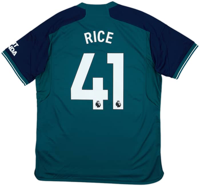 2023-24 Arsenal Third Shirt Rice #41 (L)