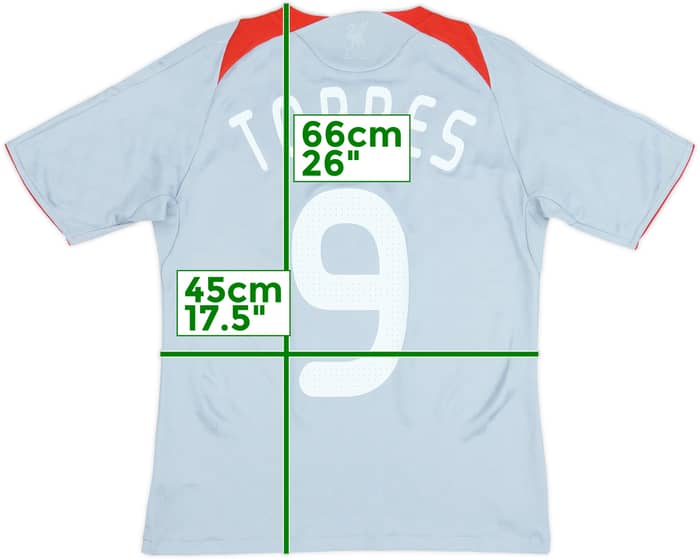 2008-09 Liverpool Away Shirt Torres #9 - 6/10 - (Women's M)