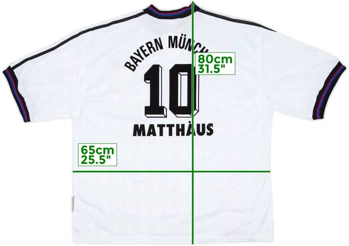 1996-98 Bayern Munich Away Shirt Matthaus #10 (XXL)