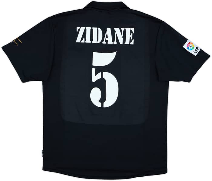 2001 Real Madrid Away Shirt Zidane #5 - 8/10 - (L)