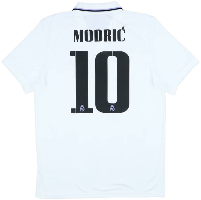 2022-23 Real Madrid Home Shirt Modric #10 - 7/10 - (L)