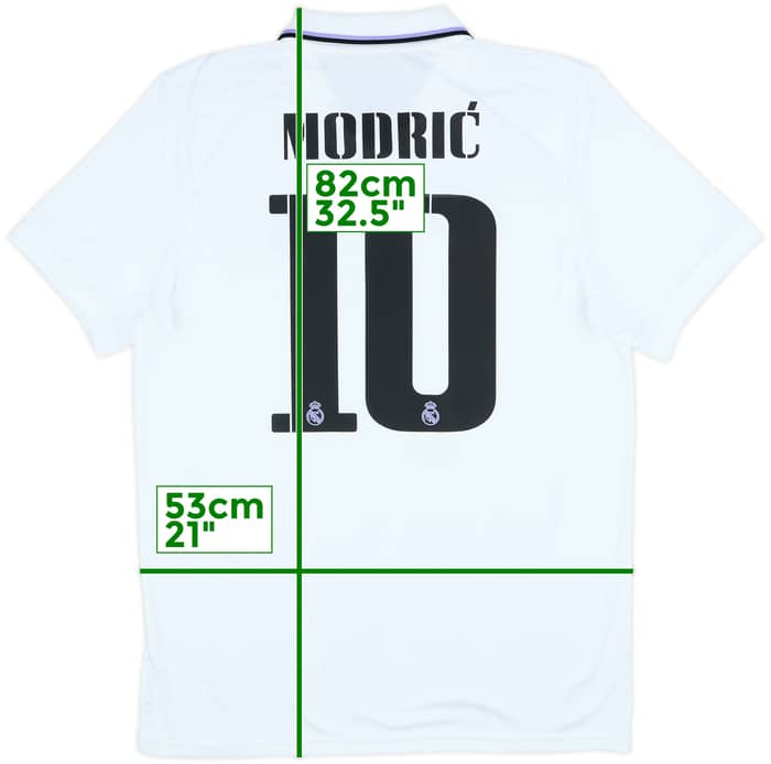 2022-23 Real Madrid Home Shirt Modric #10 - 7/10 - (L)