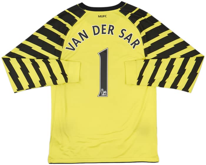 2010-11 Manchester United Yellow GK Shirt Van Der Sar #1 - 8/10 - (M)