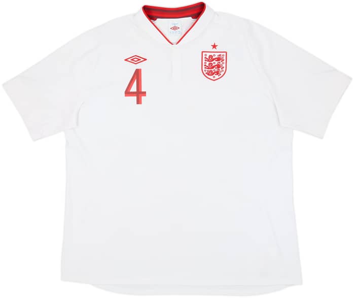 2012-13 England Home Shirt Gerrard #4 - 6/10 - (3XL)