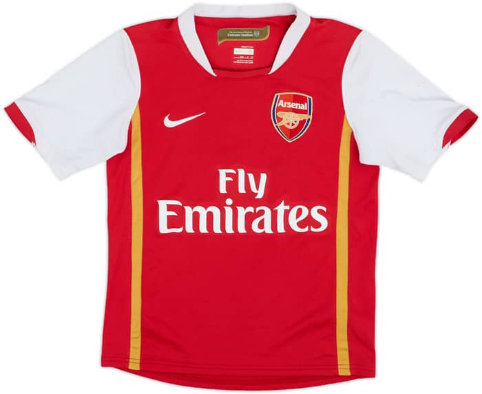 2006-08 Arsenal Home Shirt Fabregas #4 - 6/10 - (S.Boys)