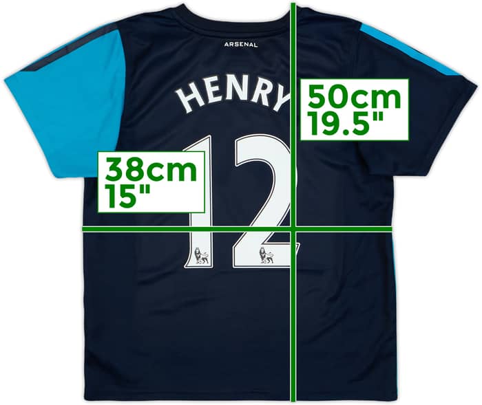 2011-12 Arsenal Away Shirt Henry #12 - 8/10 - (6-7 Years)