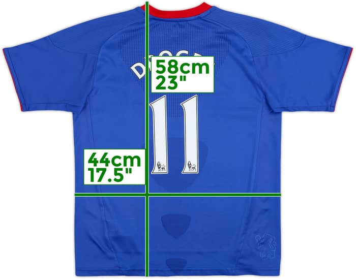 2010-11 Chelsea Home Shirt Drogba #11 - 8/10 - (S.Boys)