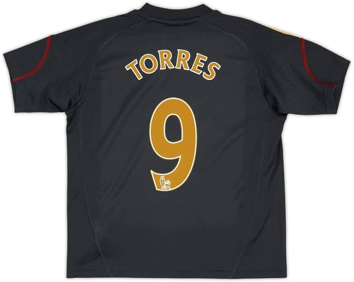 2009-10 Liverpool Away Shirt Torres #9 - 8/10 - (5-6 Years)