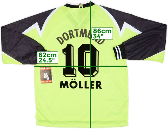 1995-96 Borussia Dortmund Home L/S Shirt Moller #10 (XXL)