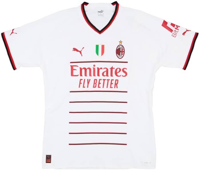 2022-23 AC Milan Authentic Away Shirt R.Leao #17 - 10/10 - (XXL)