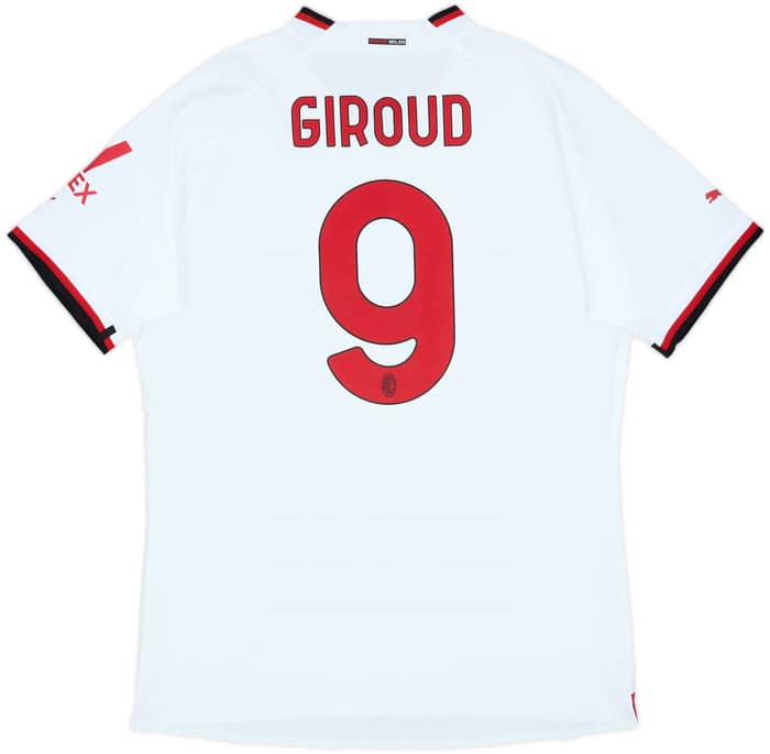 2022-23 AC Milan Authentic Away Shirt Giroud #9 - 8/10 - (XXL)