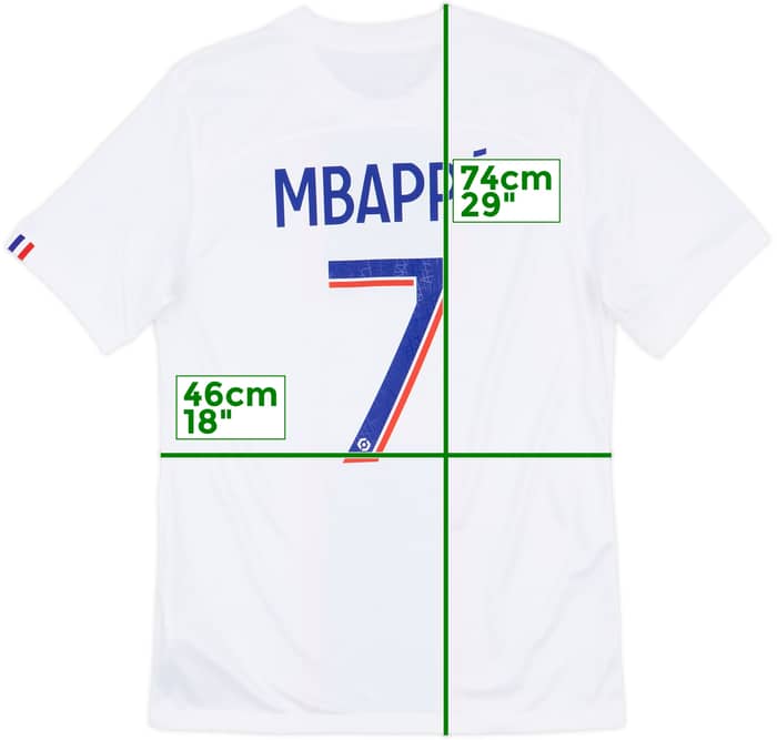 2022-23 Paris Saint-Germain Third Shirt Mbappe #7 - 9/10 - (S)