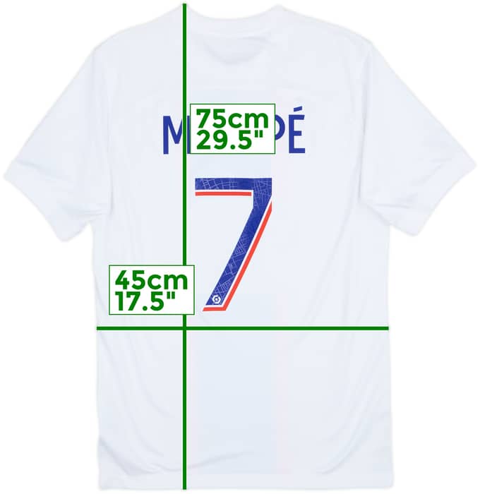 2022-23 Paris Saint-Germain Third Shirt Mbappe #7 - 8/10 - (S)