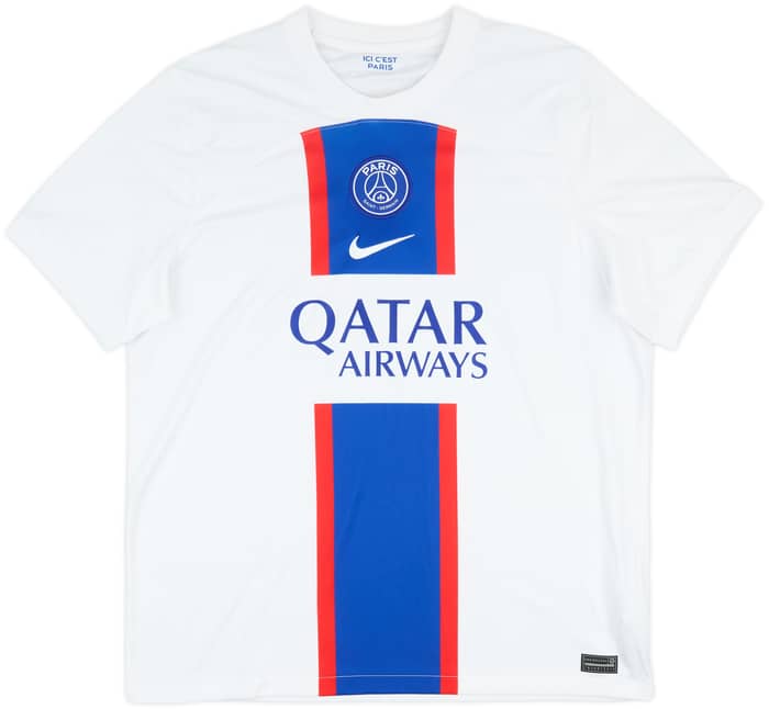 2022-23 Paris Saint-Germain Away Shirt Mbappe #7 - 10/10 - (XL)