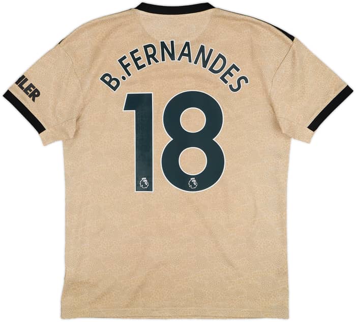 2019-20 Manchester United Away Shirt B.Fernandes #18 - 5/10 - (M)