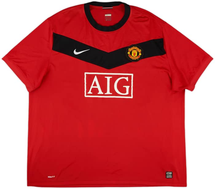 2009-10 Manchester United Home Shirt Berbatov #9 - 7/10 - (3XL)