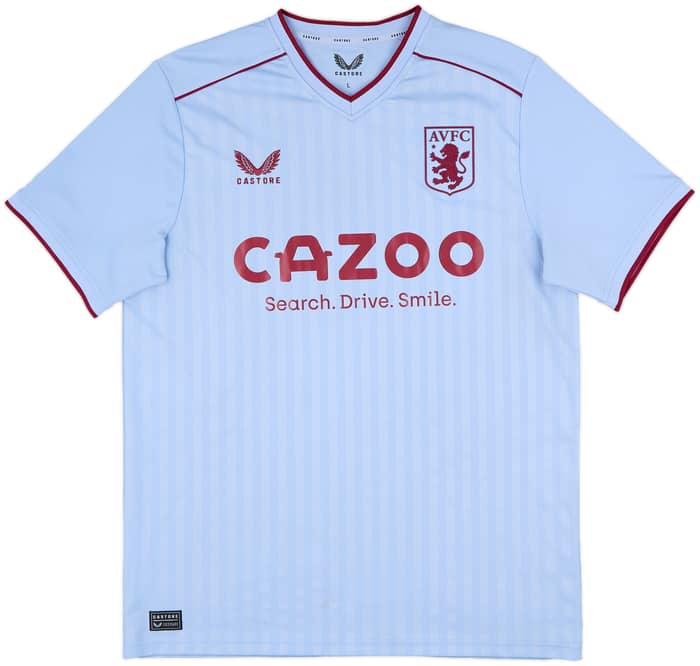 2022-23 Aston Villa Away Shirt Watkins #11 - 9/10 - (L)