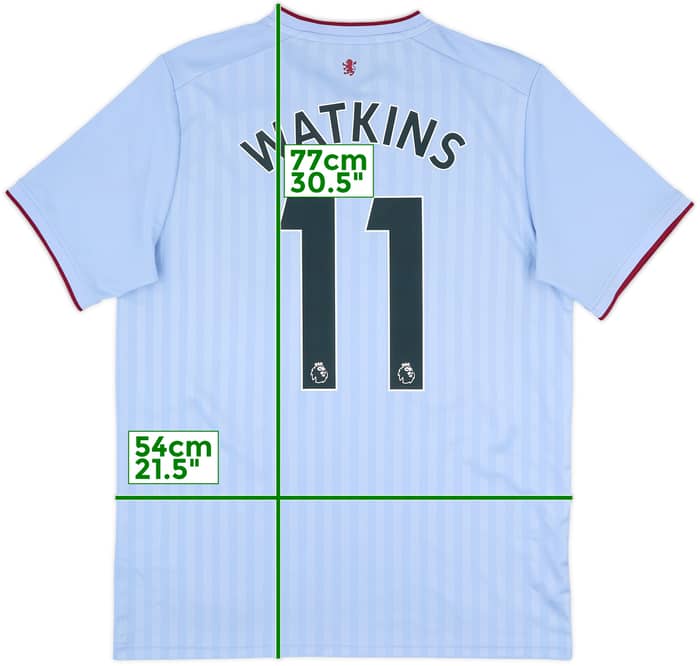 2022-23 Aston Villa Away Shirt Watkins #11 - 9/10 - (L)