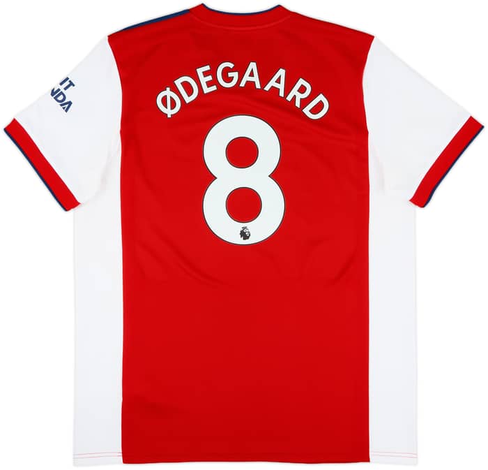 2021-22 Arsenal Home Shirt Odegaard #8 - 9/10 - (XL)