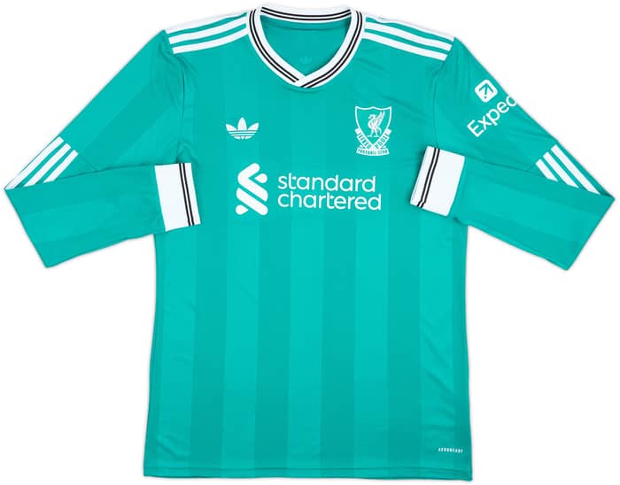 Camiseta de la tercera equipación de manga larga del Liverpool 2025-26 Szoboszlai #8 - 10/10 - (M)