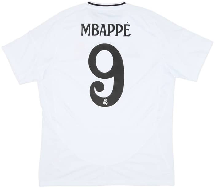 2024-25 Real Madrid Home Shirt Mbappe #9 (L)