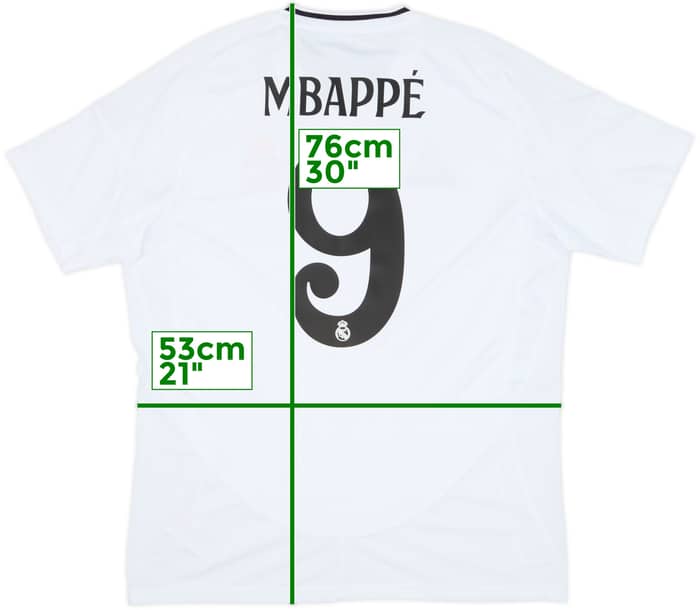 2024-25 Real Madrid Home Shirt Mbappe #9 (L)