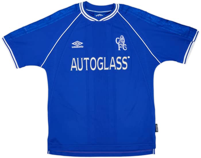 1999-01 Chelsea Home Shirt Zola #25 - 8/10 - (M)