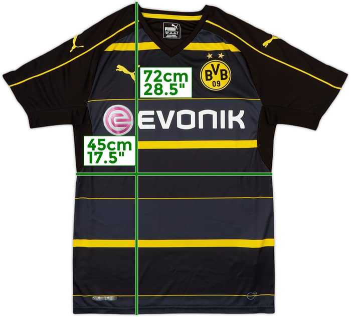 2016-17 Borussia Dortmund Away Shirt - 8/10 - (S)