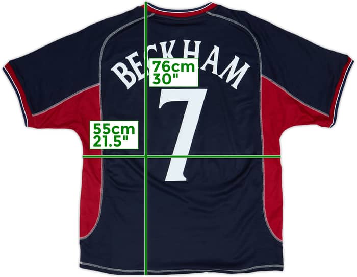 2000-01 Manchester United Third Shirt Beckham #7 - 5/10 - (L)