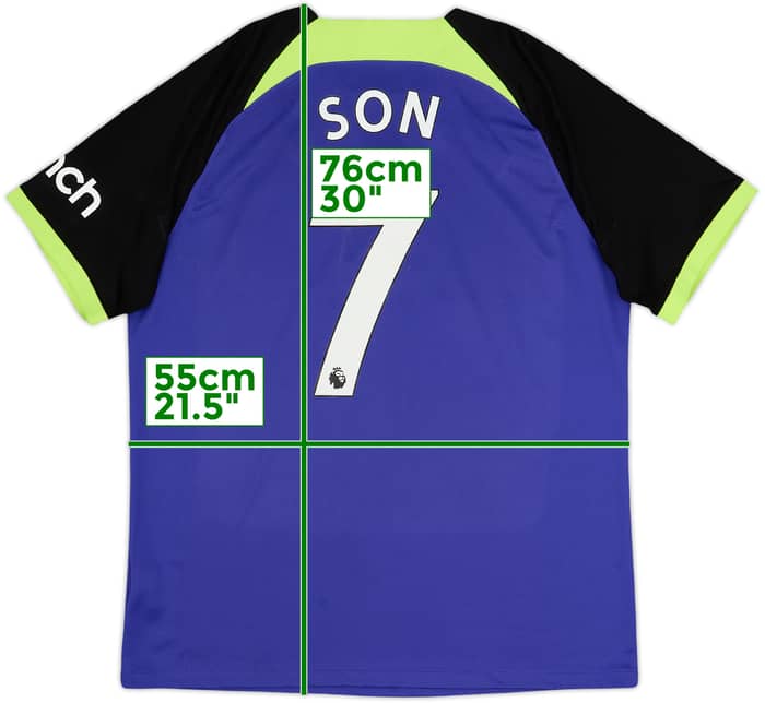 Camiseta de visitante del Tottenham 2022-23 Son #7 - 8/10 - (L)