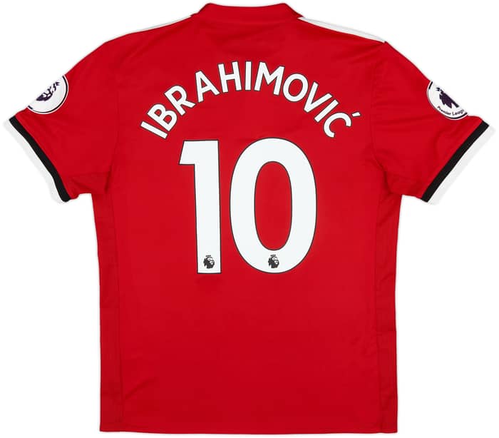 2017-18 Manchester United Home Shirt Ibrahimovic #10 - 6/10 - (M)